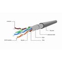 Gembird 305m Cat5e FTP tīkla kabelis Pelēks F/UTP (FTP) Gembird 305m Cat5e FTP tīkla kabelis Pelēks F/UTP (FTP)