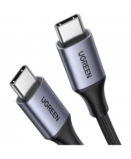 Ugreen Type C 2.0 Male To Type C 2.0 Male 5A Data Cable 1M Black