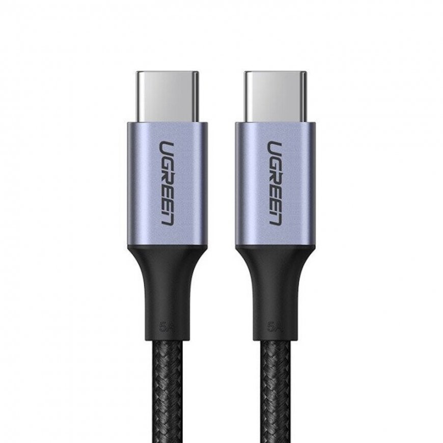 Ugreen Type C 2.0 Мужской к Мужскому 5A Дата Кабель 1М Черный – 2
