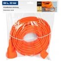 Blow PR-160 maitinimo ilgintuvas 1 lizdas su įžeminimu 20 m oranžinis (3x1.5 mm)