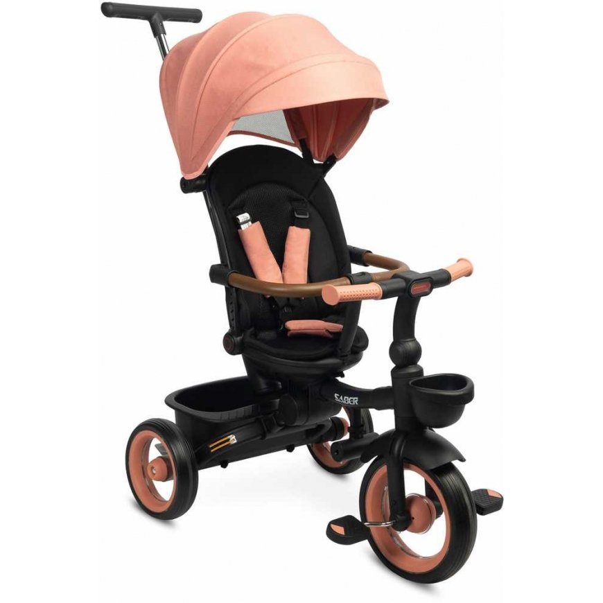 Toyz By Caretero Sabre - 3in1 tricycle | Light pink – 3