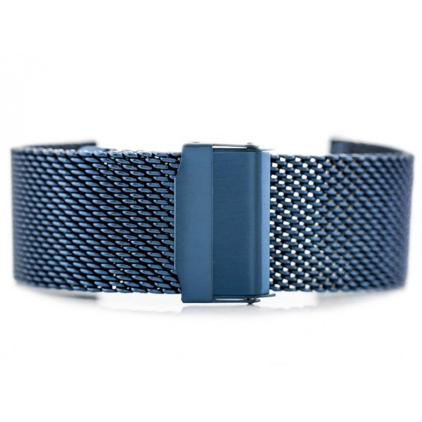 Blue Pacific M8 bracelet - HQ mesh - dark blue 24mm