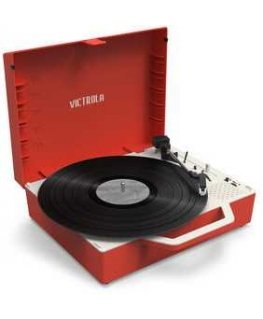 Victrola VSC-725SB turntable, Red