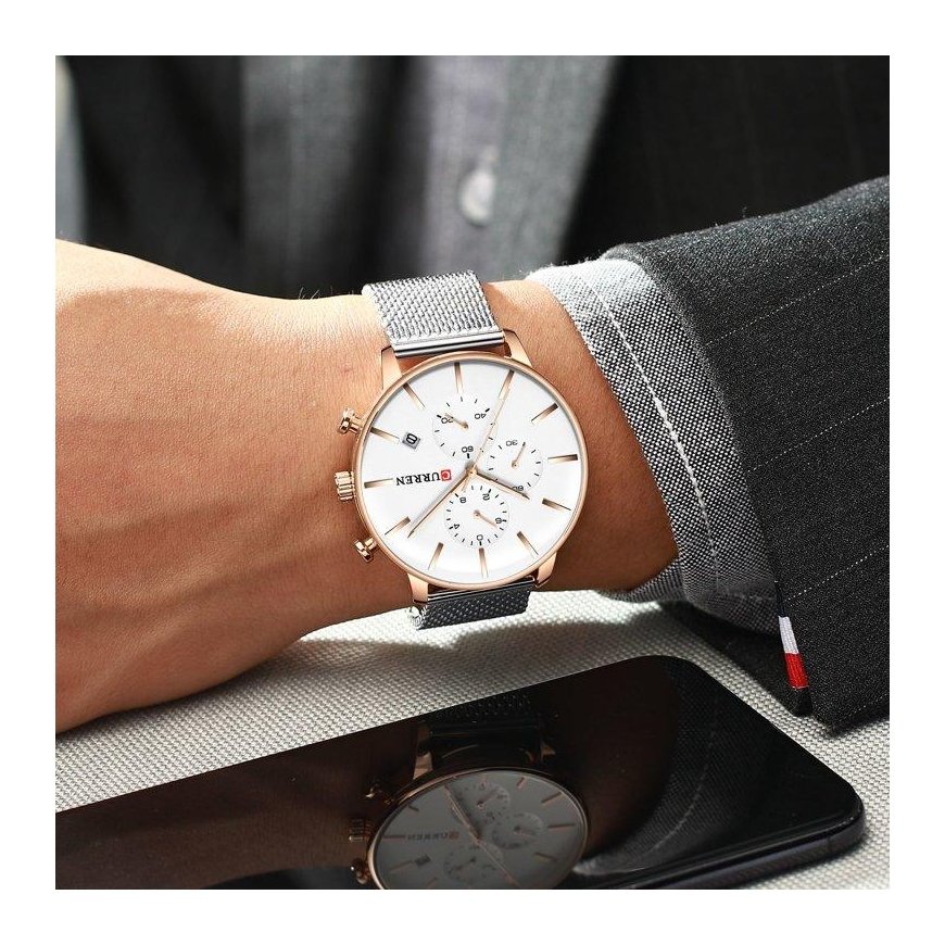 MEN'S WATCH CURREN 8339 (zc015b) – CHRONOGRAPH – 4