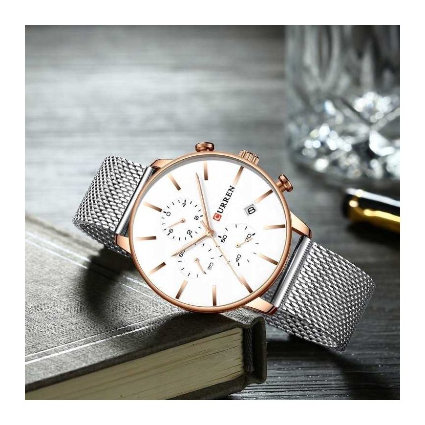 MEN'S WATCH CURREN 8339 (zc015b) – CHRONOGRAPH – 5