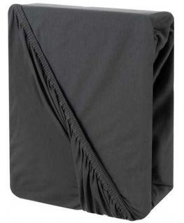 Ruhhy Grey fitted sheet 180x200 cm