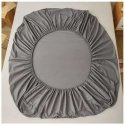 Ruhhy Grey fitted sheet 180x200 cm