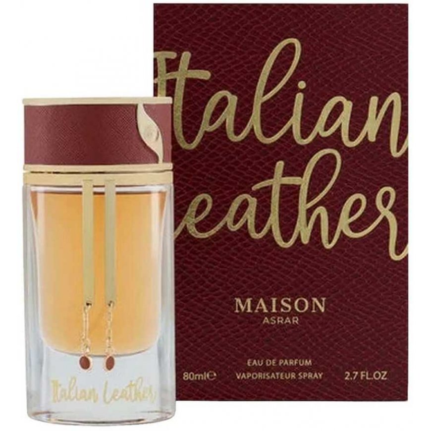 Maison Asrar Italian Leather EDP for men, 80 ml