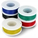 Set of 30AWG wire spools in different colors - 5 pcs - justPi Set of 30AWG wire spools in different colors - 5 pcs - justPi