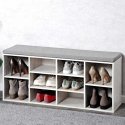 Shoe cabinet with seat, bleached wood, KESPER Shoe cabinet with seat, bleached wood, KESPER