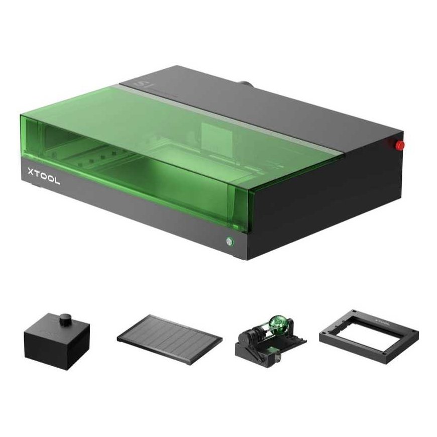 xTool S1 - 20W - lazerinės pjovimo-graviravimo staklės Basic rinkinys – 3