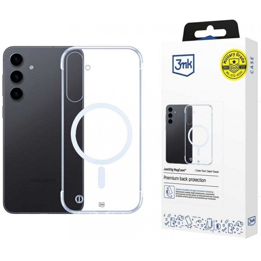 Dėklas 3MK Just20g MagCase su Samsung Galaxy S24