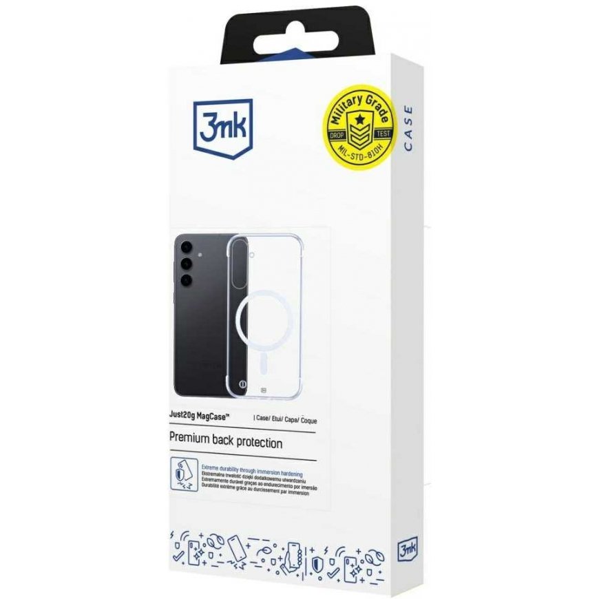 Dėklas 3MK Just20g MagCase su Samsung Galaxy S24 – 3