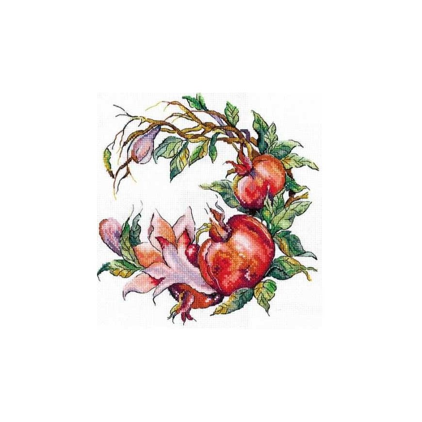 Beldizart Cross stitch kit "Pomegranate" SANG-09