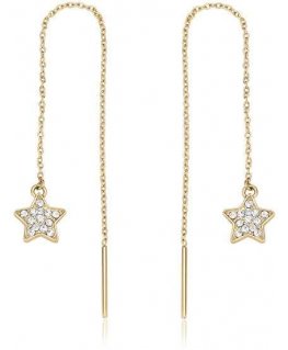 Sagapo Playful gold-plated earrings Stars Aurora SAR55