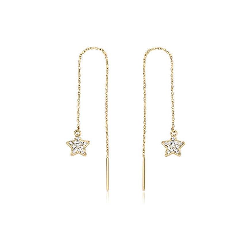 Sagapo Playful gold-plated earrings Stars Aurora SAR55