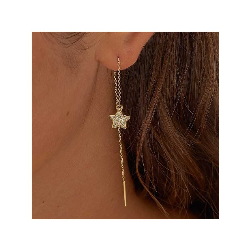 Sagapo Playful gold-plated earrings Stars Aurora SAR55 – 2