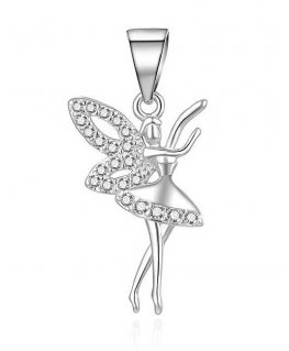 Moiss Beautiful silver pendant Fairy P0001131