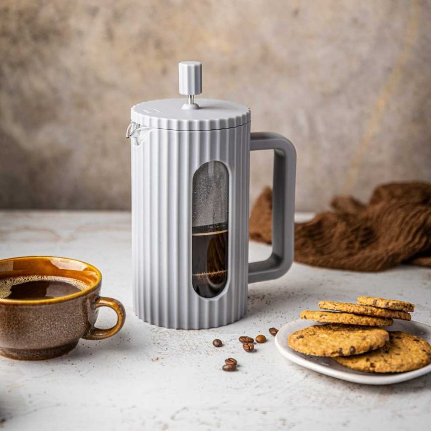 ZAPARZACZ DO HERBATY KAWY SZKLANY FRENCH PRESS 1000 ML GRAY KLAUSBERG KB-7752 – 2
