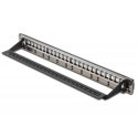Digitus Modular Patch Panel for Keystone Jack 1U Rack Mount - Unloaded