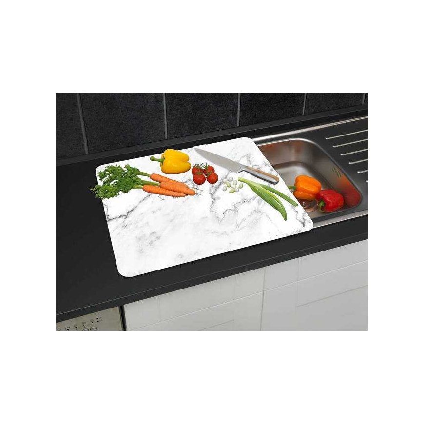 Wenko Multifunctional hob made of tempered glass MARBLE – 5