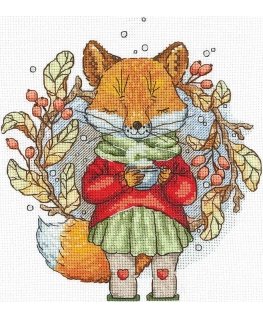 Beldizart Ristipistosarja "Autumn Tea" 15 x 17 cm SANO-32