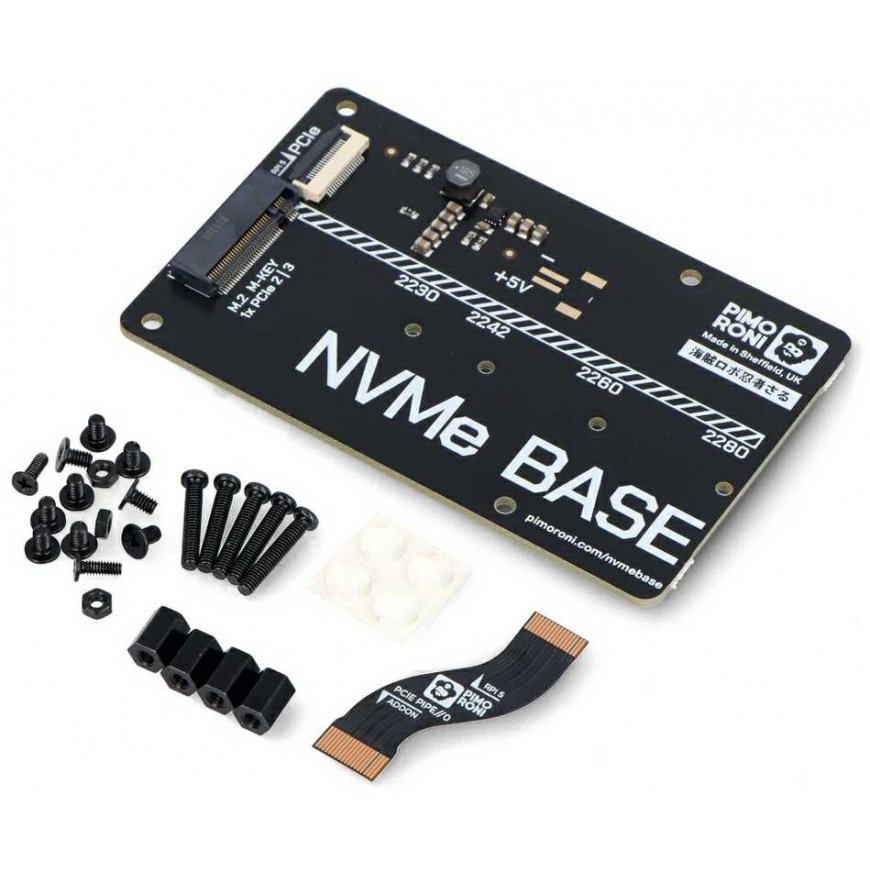 NVMe Base Expansion Board – Raspberry Pi 5:lle – Pimoroni PIM699 – 4