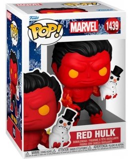 Funko POP figure Marvel Red Hulk with Snowman