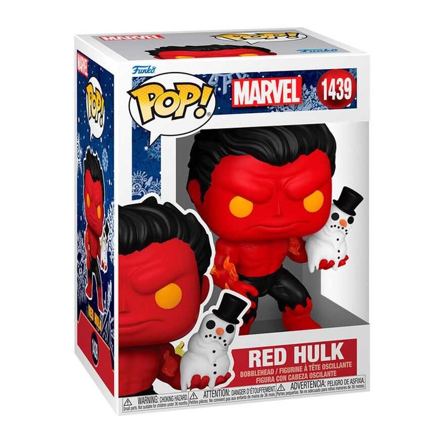 Funko POP figure Marvel Raudona Hulk with Snowman