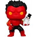 Funko POP figure Marvel Red Hulk with Snowman Funko POP figure Marvel Red Hulk with Snowman