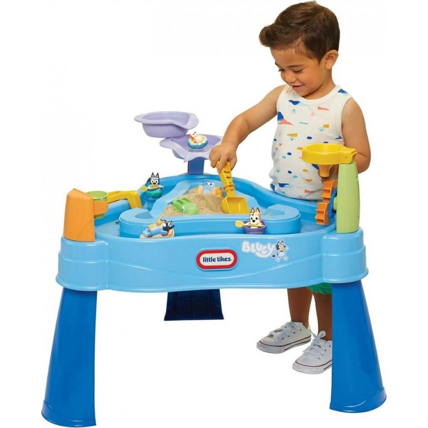 Bluey Little Tikes Garden Sandbox Water Table + Figures and Accessories – 2