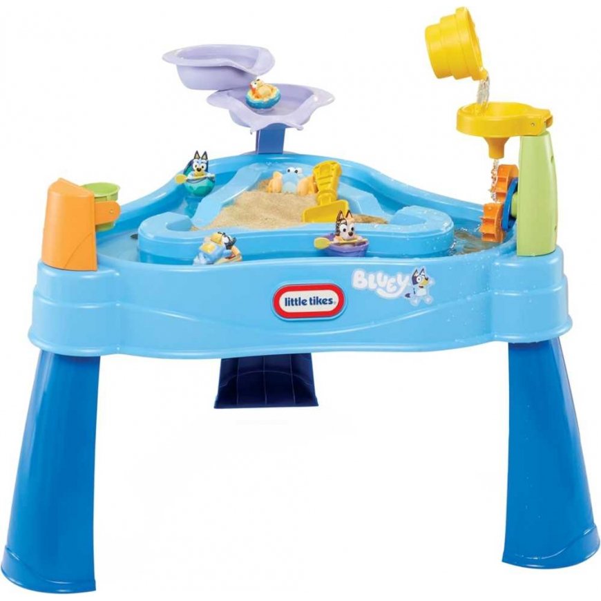 Bluey Little Tikes Garden Sandbox Water Table + Figures and Accessories – 3