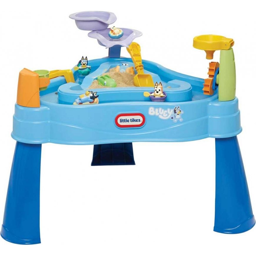 Bluey Little Tikes Garden Sandbox Water Table + Figures and Accessories – 5