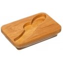 5five Simply Smart Bamboo Scissors, Ceramic with Bamboo Lid 5five Simply Smart Bamboo Scissors, Ceramic with Bamboo Lid