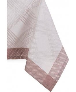 AmeliaHome Pink Tablecloth AH MILLUZA Pink 140X300