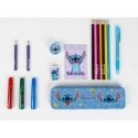 Set de Papetărie Stitch Mėlyna 24 Dalys Set de Papetărie Stitch Mėlyna 24 Dalys