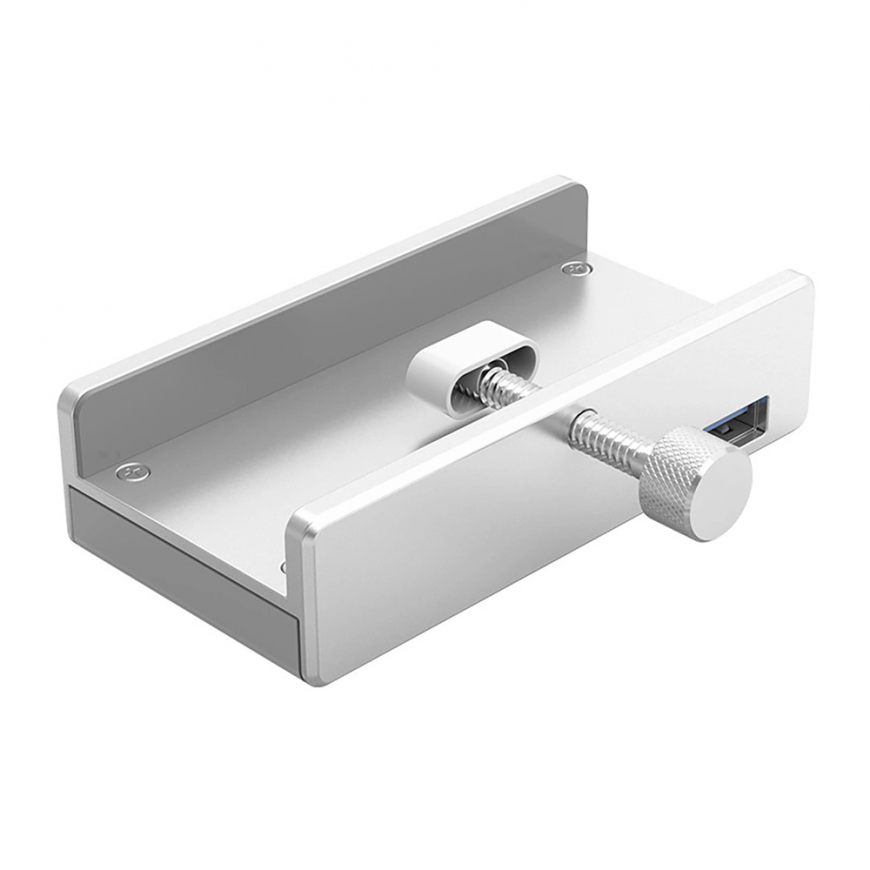 Orico MH4PU -keskittimeen kiinnitetty 4x USB-A 3.0 - hopea – 3