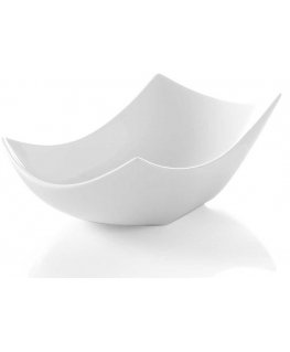 Hendi Plate Vanilla, porcelain 225x111x62mm, white
