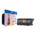 Brother LC-127XLVALBPDR tintes kārtridžs 4 pcs Oriģināls Melns, Tirkīzzils, Fuksīns, Dzeltens