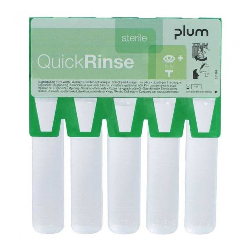 Refill of eye wash ampoules PLUM QuickRinse, 5x20ml
