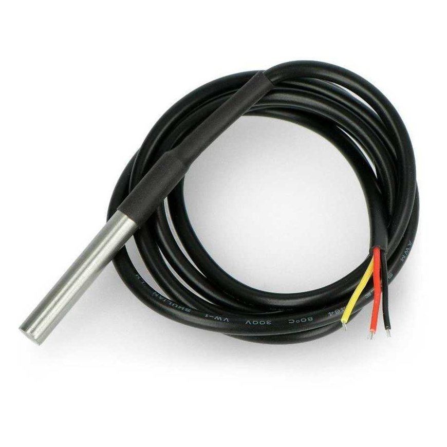 Oem Waterproof Probe with LM35DZ - 1m Analog Temperature Sensor