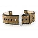 Pacific W80 beige/musta nahkaranneke - 20mm Pacific W80 beige/musta nahkaranneke - 20mm