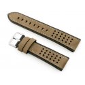 Pacific W80 beige/musta nahkaranneke - 20mm Pacific W80 beige/musta nahkaranneke - 20mm