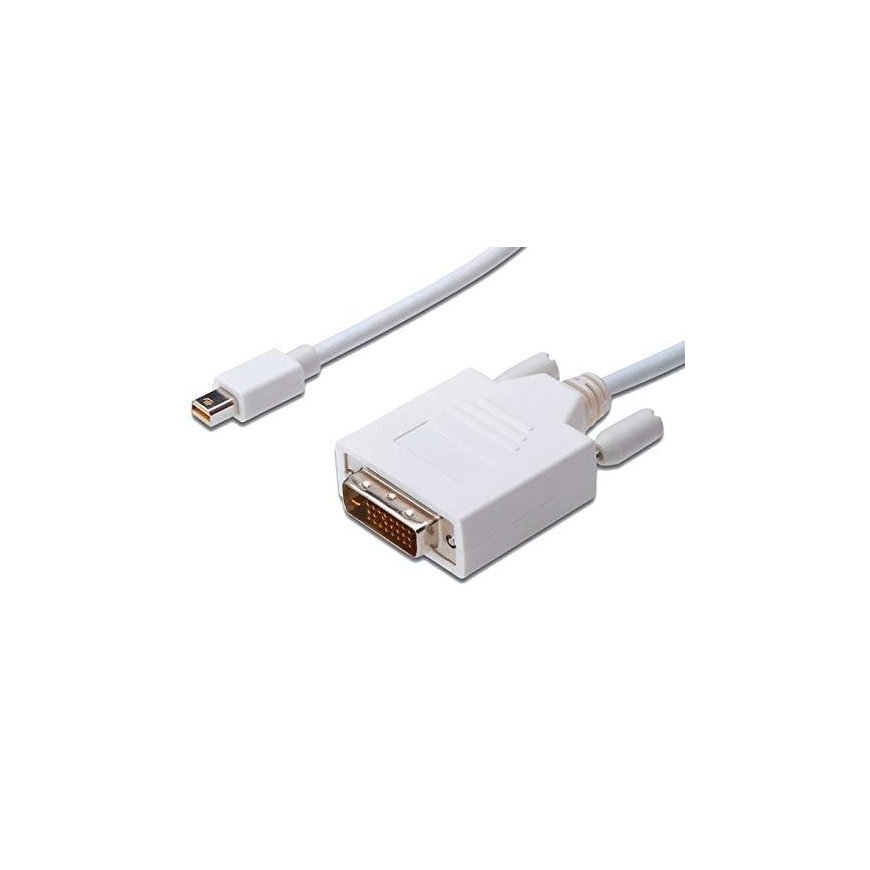 Cable PremiumCord Display Port Mini - DVI- D 2m white (kportaddk02- 02)