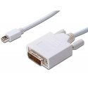 Kaapeli PremiumCord Display Port Mini - DVI-D 2m valkoinen (kportaddk02- 02) Kaapeli PremiumCord Display Port Mini - DVI-D 2m valkoinen (kportaddk02- 02)