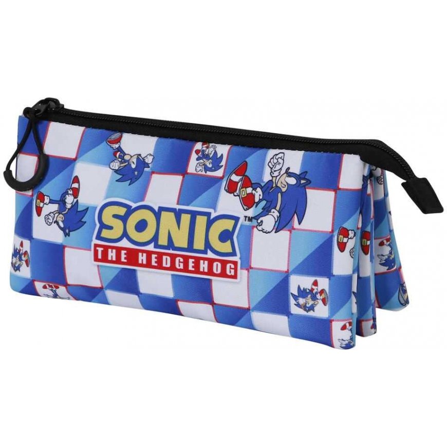 Karactermania Sonic The Hedgehog Mėlyna Lay triple pencil case – 3