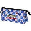 Karactermania Sonic The Hedgehog Blue Lay triple pencil case Karactermania Sonic The Hedgehog Blue Lay triple pencil case