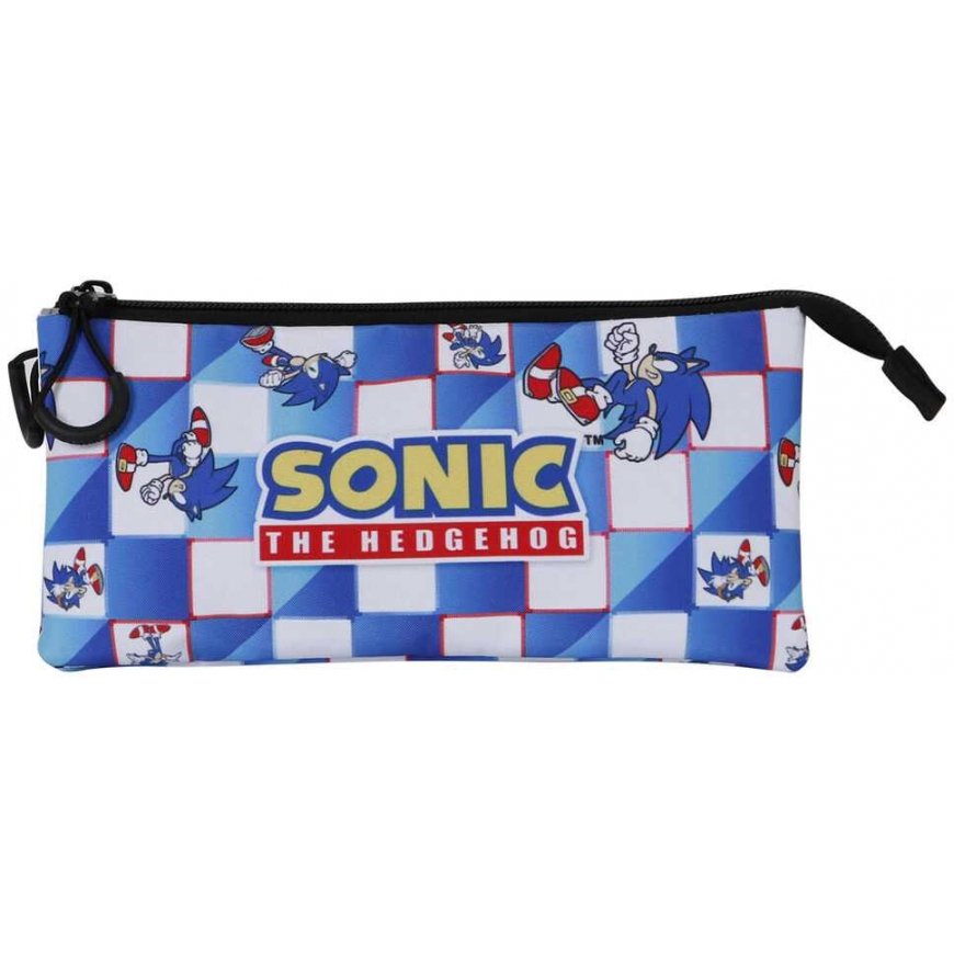 Karactermania Sonic The Hedgehog Blue Lay triple pencil case – 4