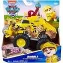 Paw Patrol murskaavat pyörät maastorakennusajoneuvo 6 cm:n Monster Truck Bulldozer -figuurilla