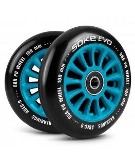 Soke Scooter wheels 100 mm blue 2 pcs.